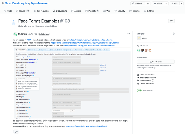 PageForms examples